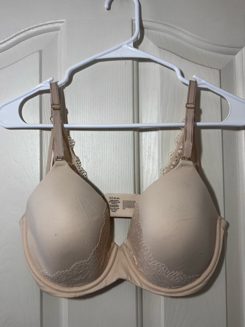 Soma Smooth Molded Underwire Bra in Nude Women’s 34DD